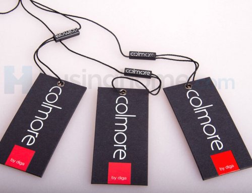 Black Paper Card Hang tag